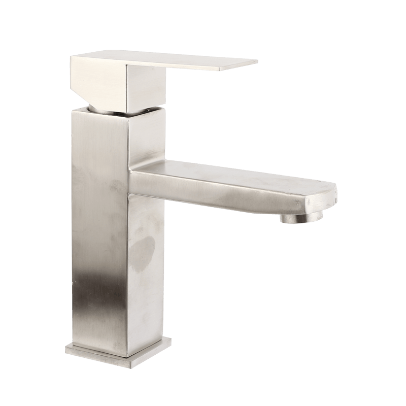 TY-010 304 stainless steel color chromed single handle hot and cold baisn faucet